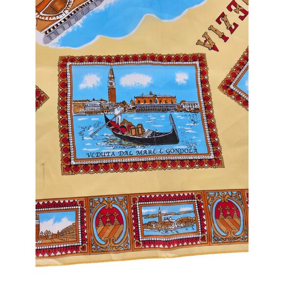 Vintage Handmade Felt Jester Clown Hanging Open Back Bag Red Gray Stocking - Picture 4 of 5